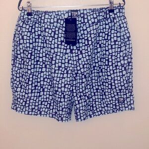 Tom & Teddy Mullberry Swim Short For Big Boys! NWT Size L